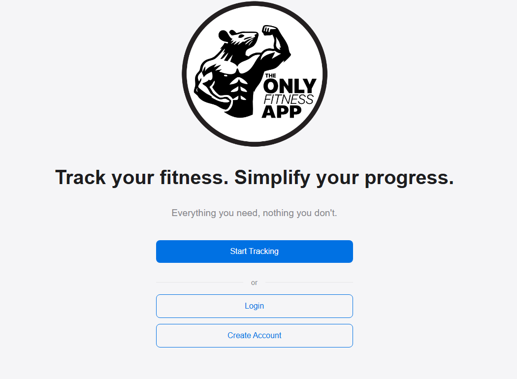 The Only Fitness App on mobile devices